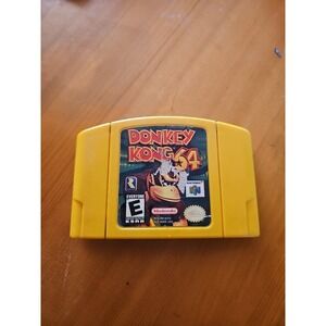 Donkey Kong 64 Nintendo 64 N64 Game-Tested - Working Authentic Yellow Cartridge